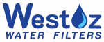 Westoz water filter - Full Logo Dark Blue